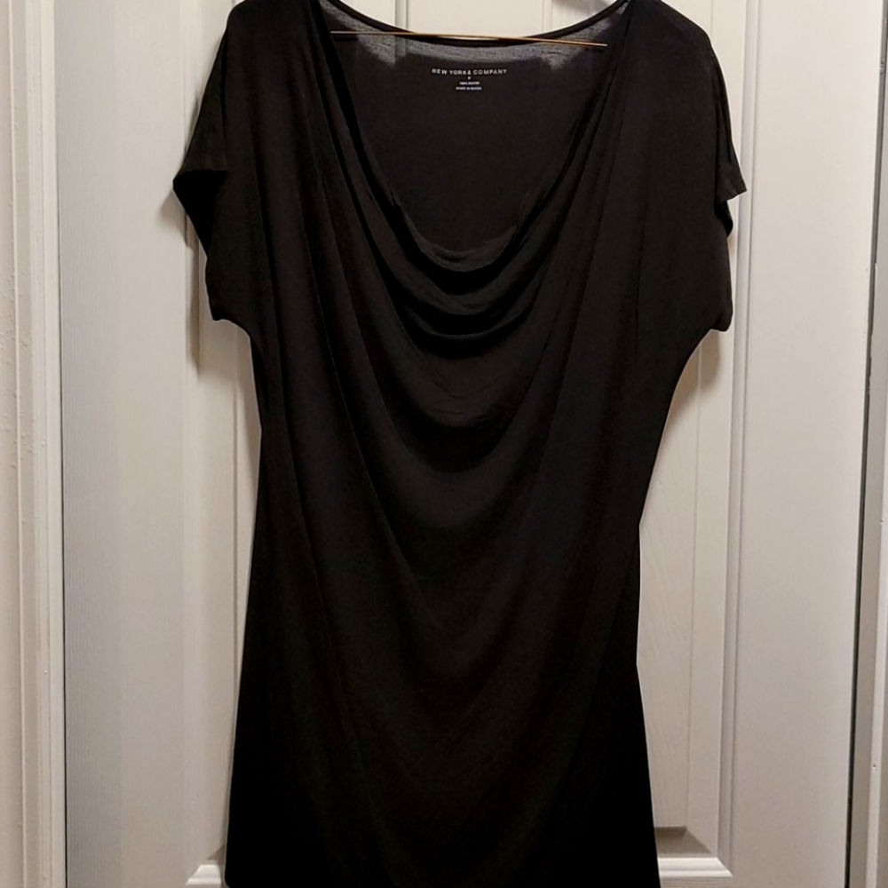 New York & Company Black Tunic